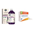 Giardino della vita Organici Basato a pianta Elderberry Immune Syrup 6.59 fl oz (195 Ml) & Boiron Oscillococcinum per il sollievo dal Flu-Like Sintomi di dolori del corpo