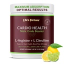 Life's Fortune L Arginine L Citrulline Supplemento Polvere - High Potency Nitric Oxide Supplement Booster con Lime Natural Lime Flavor - Cardio Health, pressione sanguigna e supporto vascolare - 258g