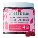 Supplemento per le donne e i bambini | L Theanine GABA Integratori con Rhodiola Rosea per lo stress | Magnesium Citrate Gummies per i bambini | Supplementi Cortisol per le donne | Kava alternativa
