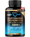 Glucosamina Chondroitin MSM Collagen | Supporto congiunto Supplemento 2800 mg | Made in USA | FSA Approved Product Items | Flessibilità Nutritional Vitamins | for Men & Women, 240 Capsule