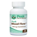 Peak Pure & Natural Peak Blood Flow - Integratore di Nattokinase - Integratori di Circolazione Sanita per Adulti | 100mg - 30 Capsule