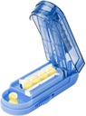 Pill Cutter Splitter per Pillole e Piccoli Pillole, Compresse Regolabile Splitter Taglia esattamente Pillole multiple alla volta. (Klein Blue)