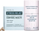 Skin & Stress Relief Set | Integratori di salute e antiinvecchiamento di Cortisol con Ashwagandha, Acido ialuronico, Ceramides, Biotin & Antioxidants | Calm, Skin & Hair Support