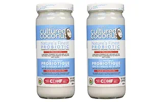 Probiotico di latte di cocco biologico fermentato (2 bottiglie)
