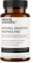 Enzimi digestivi Pro - 18 Enzimi naturali per la digestione da Papaya, Ananas & More - con Probiotici e Prebiotici - Basato su piante - 60 Capsule - Supplemento dietetico Premium