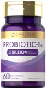 Carlyle Probiotic per donne e uomini | 3 miliardi di CFU | 60 capsule | 14 strati | Non OGM & Gluten Free