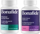 Bonafide Relizen + Ristela – Rilievo privo di ormoni dai flash caldi e dalle maglie notturne durante la menopausa* + Supporto senza ormoni per la soddisfazione sessuale delle donne – 1 mese di fornitura