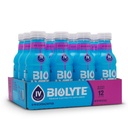 BIOLYTE Electrolyte Drink - Doctor-Formulated Hydration Drink, Electrolytes Water, Chemotherapy deve avere per le donne e gli uomini, Rehydration IV Liquid in una bottiglia- Misto Berry, 16 Fl Oz (12 Pack)