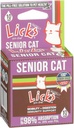Licks Pill-Free Senior Cat - Supporto e Integratore di Digestione per Gatti Senior - Vitamine di Immunità & Integratori di Salute Del Cuore per Gatti Anziani - Gel Packets - 10 Uso