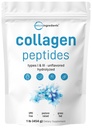 Micro Ingredienti Peptidi di collagene bovino Polvere, 1lb | Tipo I & III + Proteina Naturale | Fonte di bovini a base di erba | Sostiene la pelle, Joint & Bone Health | Paleo, Non OGM