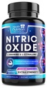 Nitric Oxide Booster 2560mg - Extra Strength L Arginine & Citrulline Supplemento per gli uomini e le donne - Premium Muscle Supporting Nitric Booster - Natural Energy & Heart Health Support - 120 Capsule
