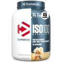Dymatize ISO100 Whey Protein Powder Isolate, Vanilla, 25g di Proteine, 3 Pound, 5.5g BCAA, Meno di 120 Cal., Gluten Free, 1g Fat, 1g Sugar, 2g Carb (45 Servings)