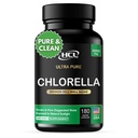 Clorella Capsule 3000 mg - Cellula Cracked Wall Blue Green Algae Supplemento - Miglior Detox Naturale Cleanse - Vitamine vegetali Minerali Clorofilla Vegan Protein Powder Pills - Made in USA