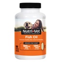 Nutri-Vet Fish Oil Supplemento per cani, Omega 3, Fish Oil for Dogs, Pet Supplies, Pet Vitamine e Supplementi, EPA DHA Formula, Puppy Vitamins, Shed Control, Nuovo Puppy Essentials, 100 Conte