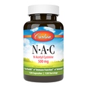 Carlson - NAC, N-Acetyl Cysteine, 500mg, Liver Health, Funzione immunitaria, Antiossidante, 120 capsule vegetariane
