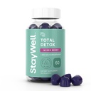 Detox totale, Detossi metallici pesanti per adulti- Zeolite, clorella, cardo del latte, Shilajit & Iodine, Tossina Cleanse, Decalcificazione Pineale, Fluoride Cleanse, Metal Cleanse pesante, 60 Gummie di bacche miste