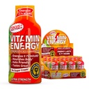Vitamin Energy Focus+ Extra Strength Energy Shot Fruit Punch 12 Pack, 260mg Natural Caffeine, B-Vitamins, CoQ10, Aminoacidi, Focus, Produttività & Clarity, Zero Sugar, Gluten-Free, 1.93 fl oz
