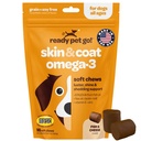 Integratore di pelle e cappotto per cani | Nourishing Omega 3 per cani con EPA DHA Krill olio e vitamina E | Dog Skin and Coat Supplement | 1 Chew fino a 75lbs | NASC Certified & Made in the USA | 90 Chews