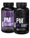Jacked Factory Lean PM & Lean PM Max Night Time Fat Burner, supplemento di aiuto al sonno, & Appetite Suppressant per gli uomini e le donne (180 capsule)