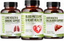Integratore di supporto per la pressione sanguigna per la salute del cuore - Supporta la pressione sanguigna e la circularità sana naturalmente con Hawthorn Berry & Hibiscus. Vitamine Pillole per Ipertensione sana (BP) & Cuore sano.
