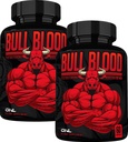 Booster di testosterone di ONL Bull - supplemento di testosterone di potenziamento maschile ad alta potenza per Stamina & Endurance - Booster di prova con radice di Maca, erba di capra cornea & Tongkat Ali - 120 capsule (2-Pack)