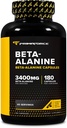 Primaforce Beta Alanine Capsule 3.400mg, 180 Capsule (45 Serve) - Potente Beta-Alanine Supplemento
