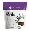 Kate Naturals Inulin Powder Organic from Blue Agave (8oz) Fibra prebiotica solubile per il caffè, Yogurt & Smoothies