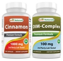 Cinnamone 1000 mg & DIM Supplemento 100 mg