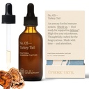 Turchia Tail Mushroom Extract - Doppio Tintura di funghi del corpo di frutta estratto | Booster di immunità, gestisce l'infiammazione, dolori di soothes, Funzione digestiva sana, antiossidanti (60 Servings)