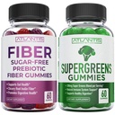 Atlantis Nutrition Zucchero Probiotici Gratuiti per Adulti 2-Pack (120 Gummies) + Supergreens 60 Gummies