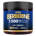 Integratore di Berberina - Perdita di Peso della Berberina, Berberina ad alta potenza 1500MG di Berberina HCL, Plus Citrus Bergamot - per il supporto Metabolico, Digestivo e Immune - Vegan, Non OGM, 180 capsule