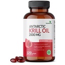 Futurebiotici Antartico Krill olio 2000mg con Astaxantina, Omega-3s EPA, DHA e Phospholipids - 100% puro Premium Krill olio resistente Metal Tested, Non OGM – 120 Softgels