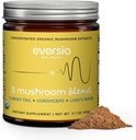 3 Mushroom Blend - Awaken Blend 60 Servings (60g) Mushroom Powder Blend for Mushroom Coffee or Smoothies - Lions Mane, Turkey Tail e Cordyceps - >32% Beta-D-Glucans!