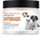 Polvere di HydrADE - Elettroliti per la disidratazione di cani e gatti - Idratazione per cani e gatti - Un sacco di prodotti per animali d'amore (8 Oz)