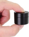 Portable Daily Pill Case, Heavy Duty lega di alluminio scatola rotonda Pill, impermeabile viaggio Pill Organizer, Pocket Purse Medicine Vitamin Holder EDC Container per il lavoro da campeggio all'aperto