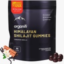 Organifi Shilajit Gummies - Himalayan Shilajit per gli uomini e le donne con PrimaVie Shilajit, 40-Plus Trace Minerals, e di più - bilanciatore dell'ormone, Boosts Cellular Energy, Beats Fatigue, and More, 60 Count
