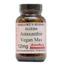 Astaxantina di Barlowe's Herbal Elixirs Astaxanthin Supplementi | AstaReal Astaxanthin Vegan Max 12mg | 60 capsule vegetali | Astaxantina