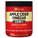 Zolotus 32in1 capsule di aceto di sidro di mele con curcuma, cannella, cardo del latte, sambuco, quercetina e altro ancora per la digestione dei supporti, immune - 180 capsule