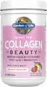 Garden of Life Grass Fed Collagen Beauty - Limonata di fragole, 20 Serve, Polvere per le donne Uomo Pelle per capelli Unghie, Integratore di polvere di proteine di peptidi di collagene idrolizzato