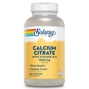Solaray Calcium Citrate w/Vitamin D3 1000mg, Sani Bones & Teeth, Cuore, Muscolo & Nerve Supporto, 60 Serv, 240 VegCaps