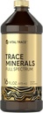 Carlyle Trace Minerals Supplemento | 16 fl oz | Spettro completo con Magnesio | Liquid Complex con Sulfate, Lithium e Boron | Vegetariano. Non OGM & Gluten Free | by Vital Trace