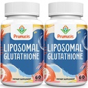 2400MG Glutathione Liposomal, con vitamina C, cardo Latte & Acido Alfa-Lipoico, Antiossidanti Master, L-Glutathione Puro Ridotto - Sistema immunitario, Riparazione Cellulare, Energia, Alta Assorbimento, 120 Softgels
