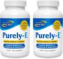 NORTH AMERICAN HERB & SPICE Pure-E - 60 capsule, Confezione da 2 - Supporta capelli sani, pelle e chiodi - da olio di girasole, semi di zucca e olio di palma rossa africana - Non OGM - 120 Serve totali
