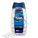 Tavolini per antenne masticabili TUMS Ultra Strength per sollievo da bruciore di stomaco, menta piperita - 160 conte