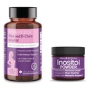 Risparmia il 10% su Ultimate Inositol Wellness Bundle – Myo-Inositol & D-Chiro Inositol Supplemento Capsule + Polvere per bilanciamento ormonale & PCOS Supporto