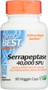 Medici Migliore Serrapeptase 40,000 SPU, Non-GMO, Vegan, 90 Veggie Capsule (Pack di 1)