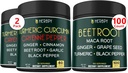 Bundle 7in1 curcumina e 6in1 capsule radice di barbabietola