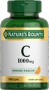 Vitamina C 1000mg, Integratore di supporto immunitario, Antiossidante potente, 1 confezione, 100 Caplets