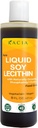 Liquido della lecitina della soia pura di Kacia | Lecitina vegana 8 oz | Emulsionante e stabilizzatore del grado alimentare naturale per i prodotti al forno e i cioccolatini | Soia della lecitina idratare nelle creazioni di cosmetici della pelle e dei capelli