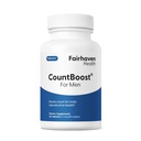 Fairhaven Health CountBoost per gli uomini Conteggio ottimale e Volume Male Fertilità Supplemento - Pre-Concezione Nutrizione per Lui - con Ashwagandha, Vitamina C, e CoQ10-60 Capsule